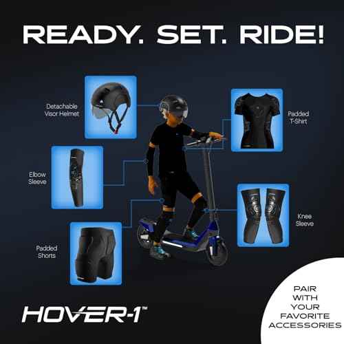 Hover-1 Solaris Kick Scooter with Multicolor Wheel Lights, 4.5¡± Front Wheels, Rear Foot Brake, and 110 Pound Weight Capacity