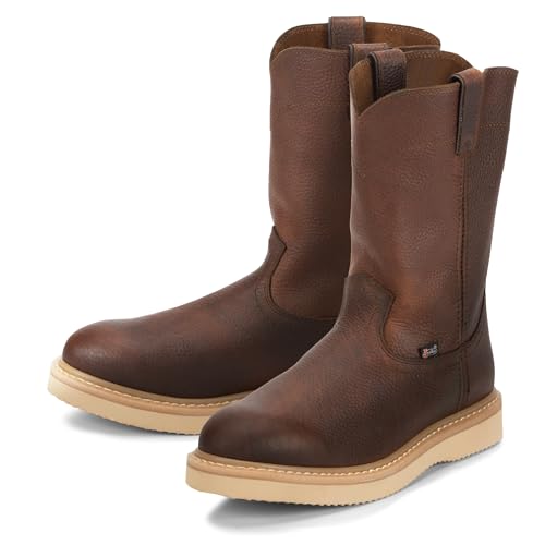 Justin Men's Axe 10" Wedge Round Toe Work Boot