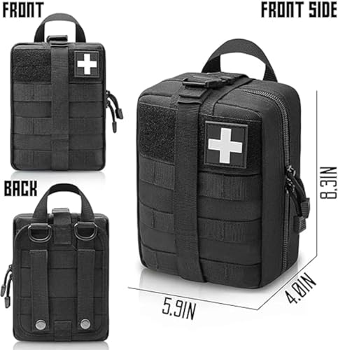 1 PCS Molle Pouch,Tactical Pouch,Empty Bag Without Accessories,The Perfect Storage Bag for Camping Hiking Car and Trave