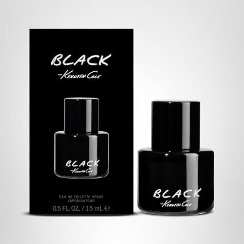 Kenneth Cole Black Eau de Toilette Body Spray Cologne for Men, 0.5 Fl. Oz.