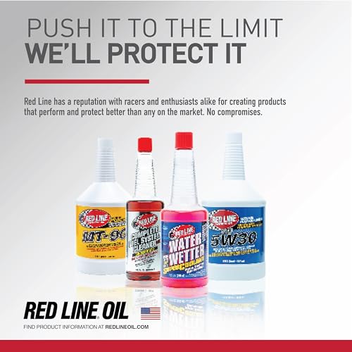 Red Line 50104 75W85 GL-5 Full Synthetic Gear Oil for Hypoid Limited Slip Differentials - 2 Quarts