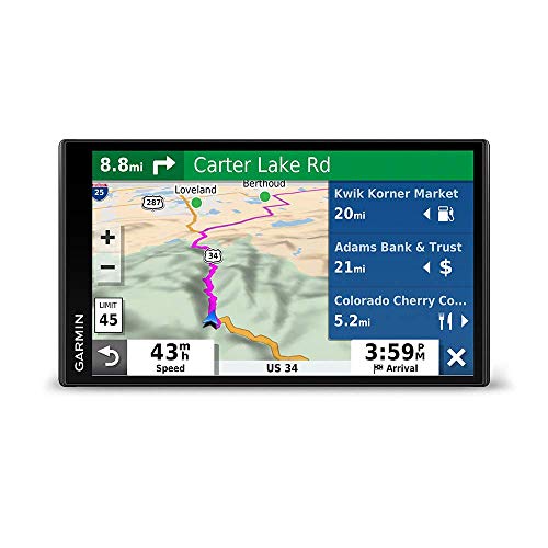 Garmin DriveSmart 55 & Traffic: GPS Navigator with a 5.5” Display, Hands-Free Calling, Included Traffic alerts and Informa...
