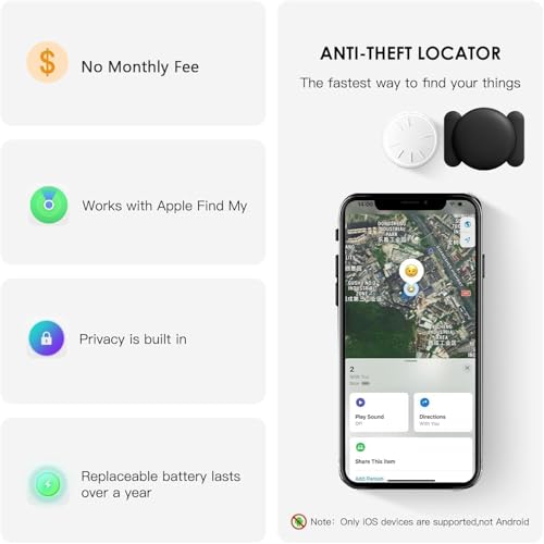 Mini GPS Tracker for Vehicles No Monthly Fee Magnetic GPS Tracker Full USA Coverage Hidden Car Locator Works with Apple Fi...