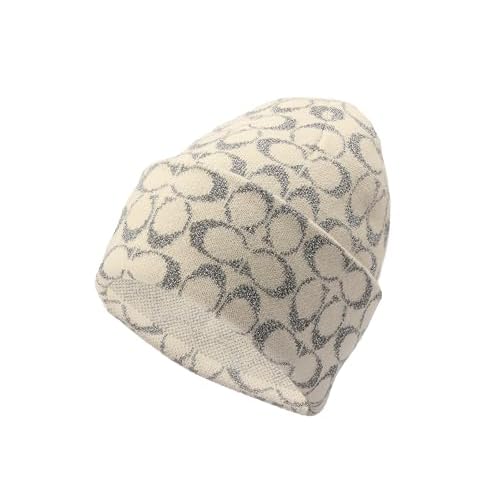 Coach Womens Metallic Sig C Beanie
