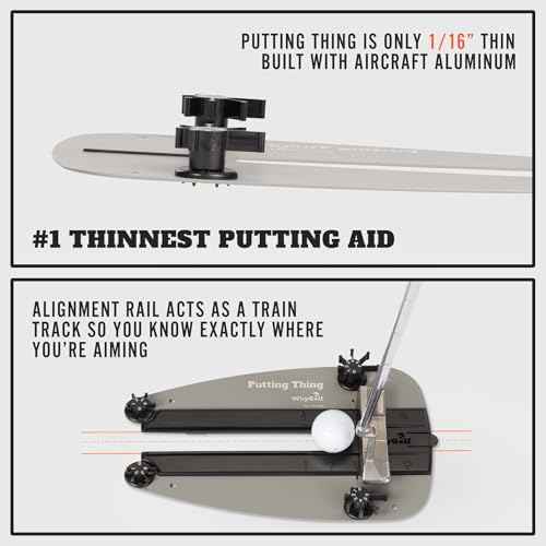 WHYGOLF Putting Thing - Perfect Your Putting Stroke with Adjustable Putting Gates, for Putting Green & Home Practice, Golf Putter Teaching & Training Aid for Club Practice Equipment