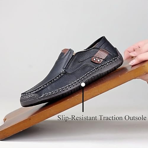 Coramtty Mens Loafers Casual Slip on Shoes Business Moccasins Lightweight Refreshing Classic Slippers Walking Driving Trav...