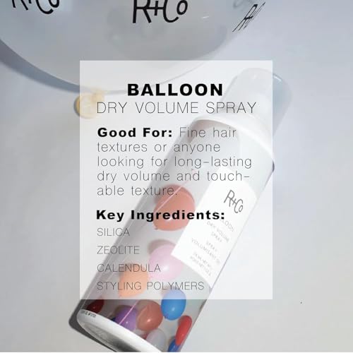 R+Co Hair Spray Set for Volume and Hold | Outer Space & Balloon Hairsprays | Instant Volume and Texture | Lightweight For Long Lasting Hairstyles | Vegan + Cruelty-Free | 9.5 oz + 5 oz (Pack of 2)