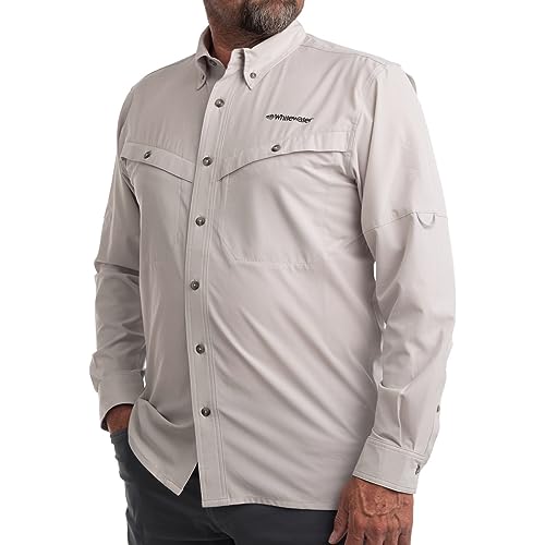 Whitewater Lightweight Moisture Wicking Long Sleeve Fishing Shirt with UPF 50