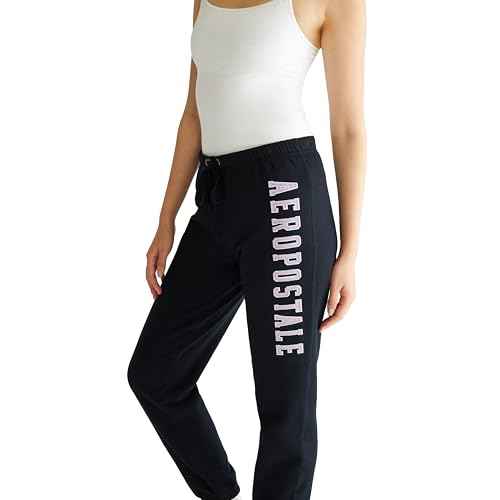AEROPOSTALE Women's Aero Logo Cinch/Jogger Pant-Arches