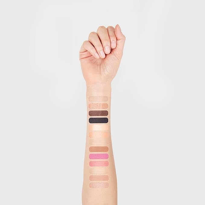 Woosh Beauty, Jetsetter Bundle in #1 Light, Fold out Face Original, Essential Brush Set, Travel Case in Hot Pink