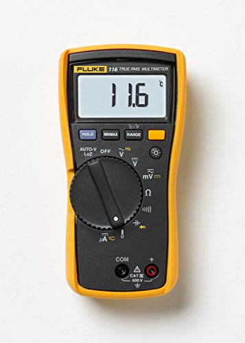 Fluke 116/323 Multimeter and Clamp Meter HVAC Combo Kit, AC/DC Voltage, AC Current 400 A, Microamps to Test Flame Sensors,...