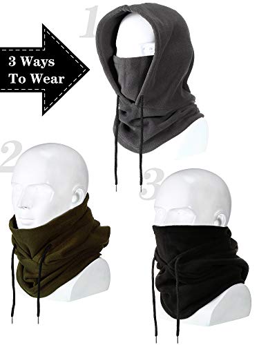 Syhood Winter Fleece Balaclava Ski Mask Balaclava Face Mask Cold Weather Men Tactical Heavyweight