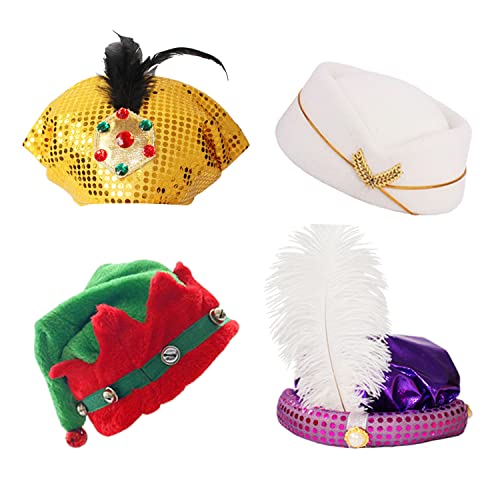 POPCIEL 12 Assorted Funny Hats Crazy Party Hat for Adult Teen, Photo Booth Props Dress Up Costume Accessories