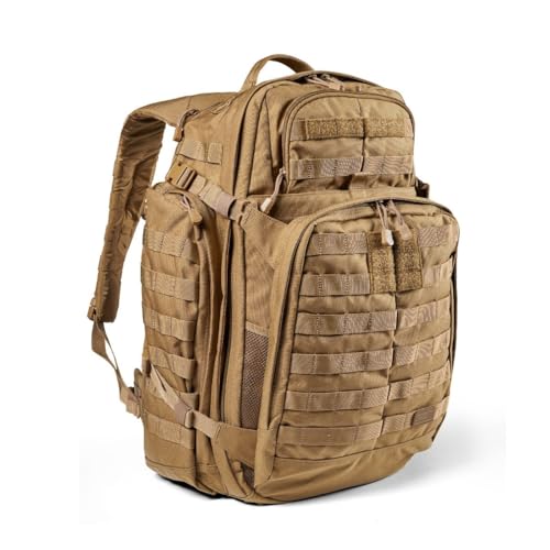 5.11 Tactical Backpack, RUSH 72 2.0 Military Survival Molle Back Pack with Laptop Compartment, Large, 55L, Style 56565ABR