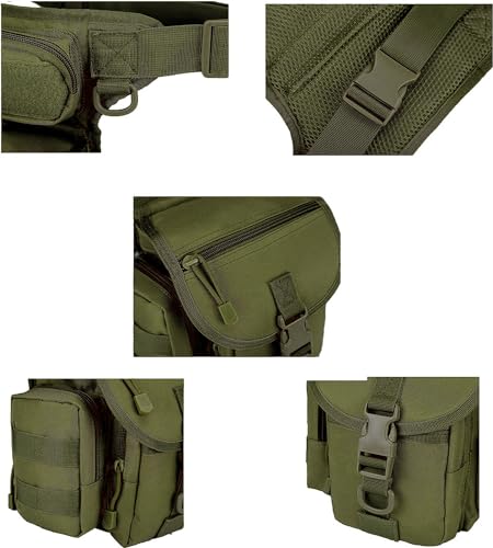 Multi-Purpose Tactical Drop Leg Bag Tool Fanny Thigh Pack Leg Rig Military Motorcycle Camera Versipack Utility Pouch, Blac...
