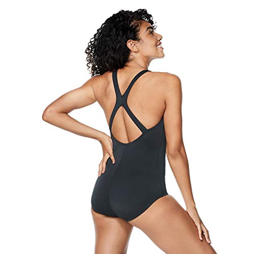 Speedo Women's Swimsuit One Piece Endurance Ultraback Solid Contemporary Cut