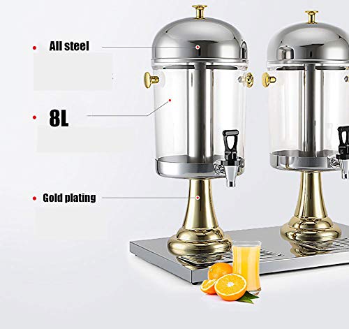 Drink Dispenser Juice Dispenser, Cold Drink Dispenser Heavy Duty Cold Juice Drink Commercial Beverage Dispenser Single Bow...