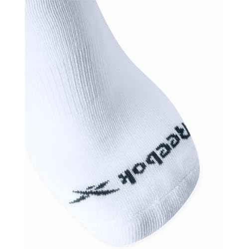 Reebok Men's Crew Socks - 10 Pack Stretch Performance Cushioned Crew Socks - Arch Support Athletic Socks for Men (6-12.5)