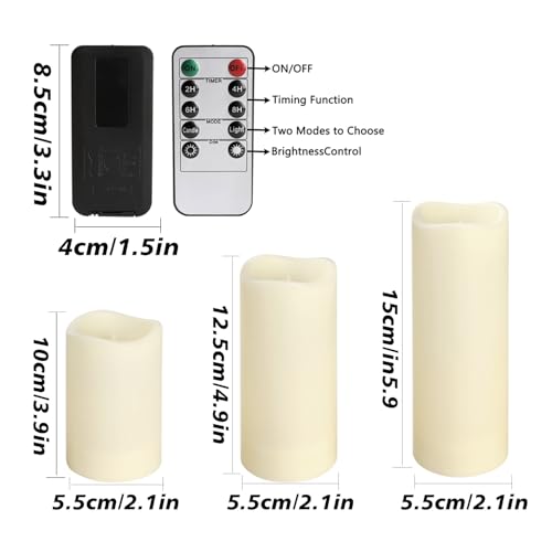 CAKETYCG 36-Pack LED Flameless Candles with Remote Control - Festival Essentials, Turn On The Light of Warm Colors, Home D...