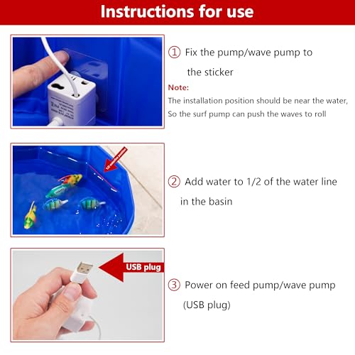 YeulYuuri Cat Pool Interactive Toys, Cat Toy Fish – Fun Water Play for Indoor Cats