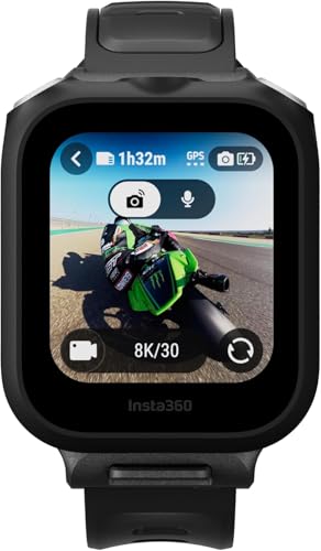Insta360 GPS Preview Remote with Built-in Mic, All-in-one Remote Compatible with Insta360 Ace Pro 2 and X5 for Live Image ...