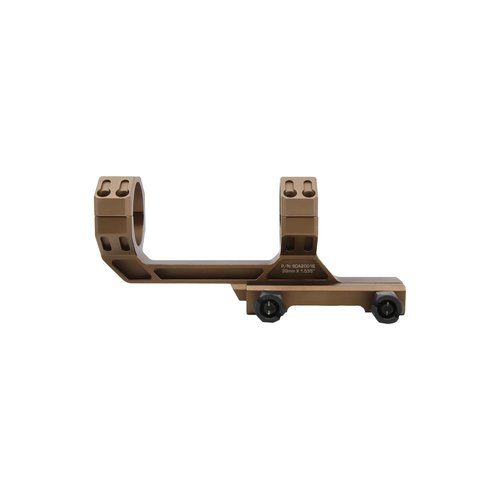 Sig Sauer Alpha MSR7075-T6 Aluminum 1.535 in. High 0 MOA Cant M1913 Attachment Scope Ring Mount, 30 mm Ring Size, Coyote Brown
