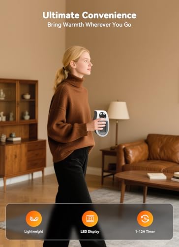 450W Space Heater, Remote Wall Outlet Electric Small Space Heater as Seen on TV with Adjustable Thermostat and Timer and L...