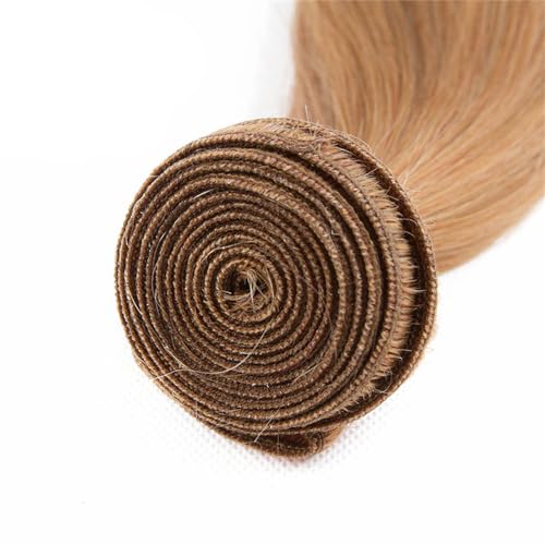 24 26 28 inch Blonde Straight Bundles Human Hair Color 27 Honey Blonde Bundles Unprocessed Brazilian Virgin Hair Double Weft Weave Extensions Hair Soft And Healthy For Women