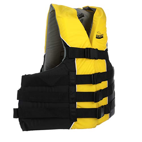 Seachoice Type III Life Jacket - USCG-Approved Adjustable Boat Vest