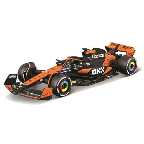 Bburago 1/43 Scale Formula 1 McLaren F1 MCL38 Miami Grand Prix Collection - #81 Oscar Piastri