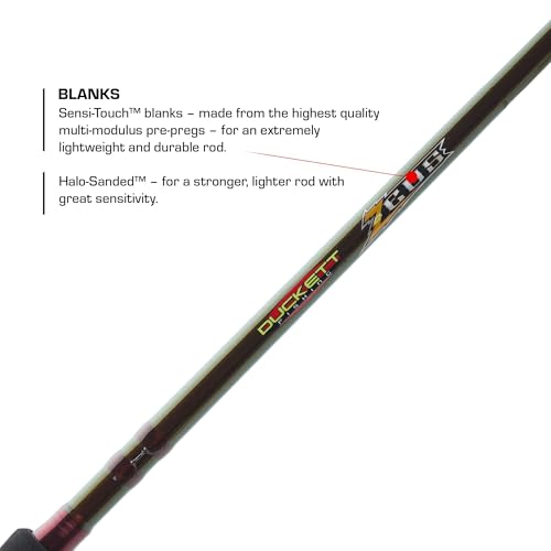 Duckett Fishing Zeus Series Spinning and Casting Rods - Lightweight, High-Performance Design
