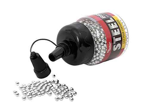 Daisy Powerline Model 35 Camo Multi-Pump Pneumatic .177 Pellet/BB Rifle & Air Venturi Steel BBS, 177 Cal, 5.1 Grains, Zinc-Plated, 2,500ct