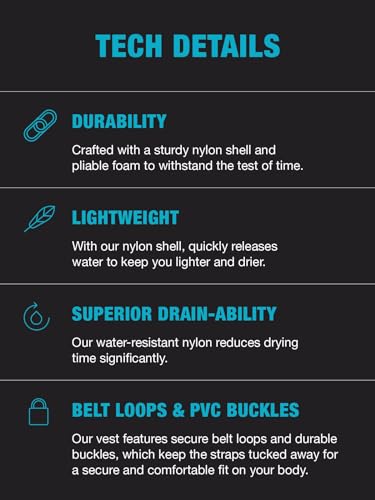 HyperLite Women's Indy Life Jacket - US Coast Guard Approved Level 70 Buoyancy Aid, Great for Any Water Sports Activity In...