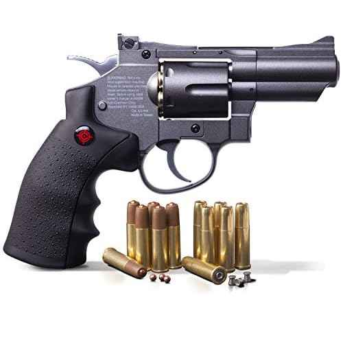 Crosman SNR357 Snub Nose .177-Caliber Pellet/ BB CO2-Powered Revolver