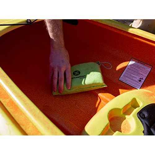Perception Kayaks Sponge | Kayaking Water Absorbing Sponge | Absorbs up to 1 Liter, Yellow, One Size