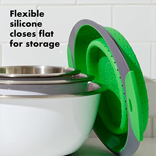 OXO Collapsible Colander, 3.5 quart, Green