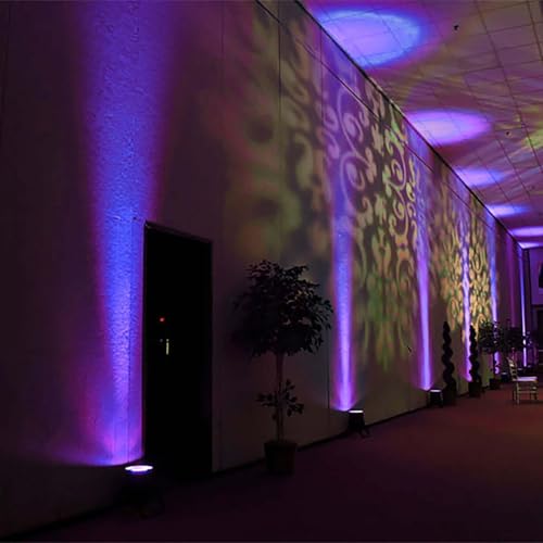 Efavormart 6W Purple LED Backdrop Uplight, Outdoor Waterproof Landscape Spotlight