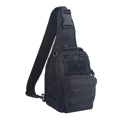 FAMI Outdoor Tactical Bag Backpack, Military Sport Bag Pack Sling Shoulder Backpack Tactical Satchel for Every Day Carry (...
