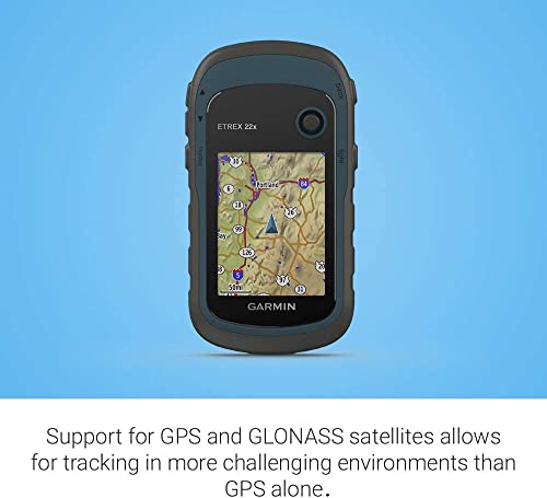Garmin eTrex 22x, Rugged Handheld GPS Navigator with 6Ave Travel Kit & LCD Screen Cleaner (010-02256-00)