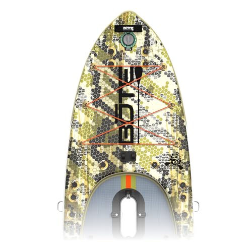 BOTE Rackham Aero Inflatable Stand Up Fishing Paddle Board Blow Up iSUP 12 FT 4” Adult Kids Family Friendly APEX Pedal Dri...