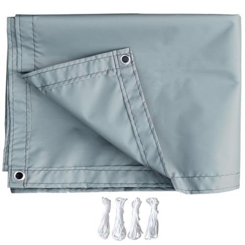HUXNTN Waterproof Shade Cloth with Grommets 6'6"x9'9" Sunshade Camping Tent Tarp Cover Shade Sails Multifunctional Awning ...