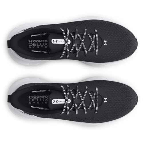 Under Armour Women's Infinite, (001) Black/Black/White, 6.5, US