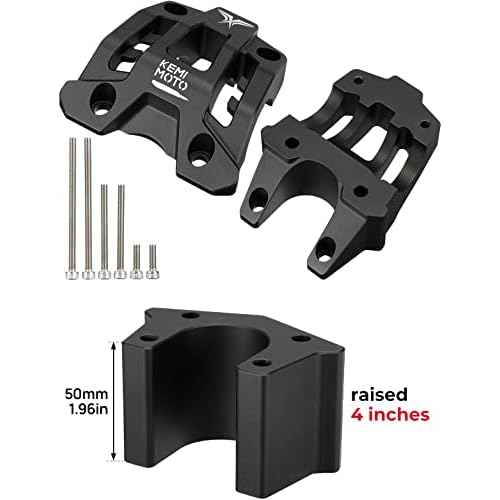 KEMIMOTO Direct Mount Riser Stem Compatible with Surron Light Bee X160 X260 Segway Talaria Electric Dirt Bike for All Mountain Downhill Enduro Freerid