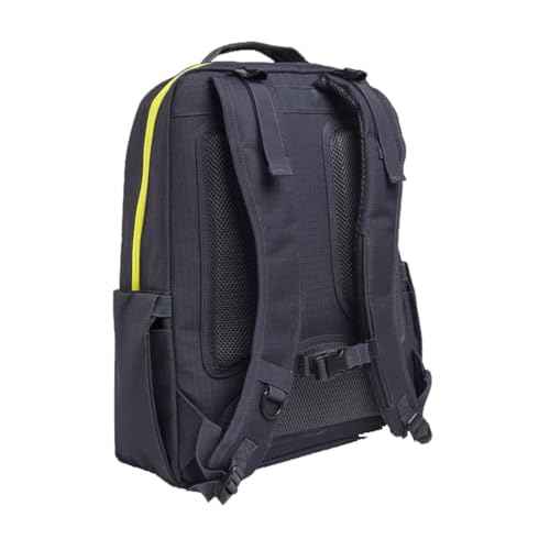Beretta Unisex Challenge 18-Liter Capacity Durable Resistant Ripstop Compact Lightweight Casual Traveling Outdoor Hiking Backpack with Breathable Back & Padded Shoulder Straps, Ebony & Sulphur Spring