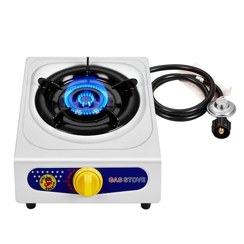 Dr.Camp 10000 BTU Automatic Ignition single burner garden yard camping camp hiking propane cooker stove with CSA listed re...