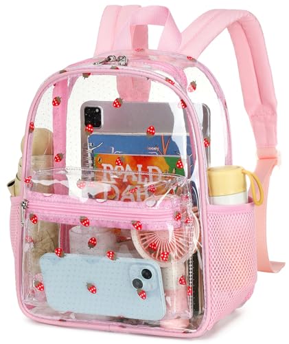CAMTOP Clear Backpack for Stadium Events Approved Women Girls, Small Clear Bag for Concert, Work, Sporting Festival, Water...