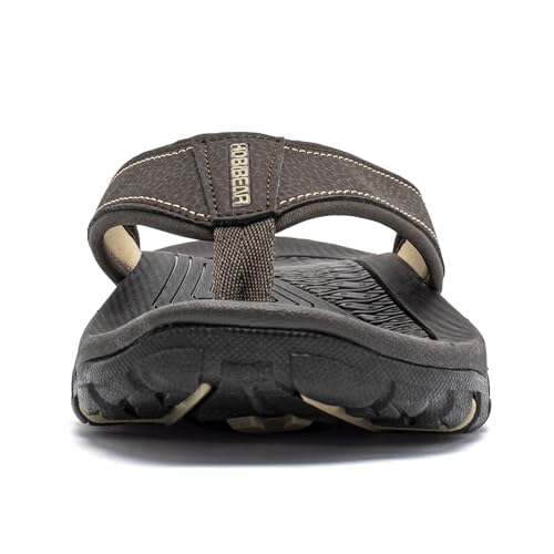 KIIU Mens Thong Sandals Indoor and Outdoor Beach Flip Flop