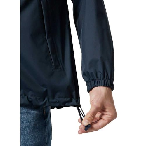 Helly-Hansen Vancouver Rain Jacket - Men's Waterproof, Breathable, Adjustable Hood, Seam-Sealed