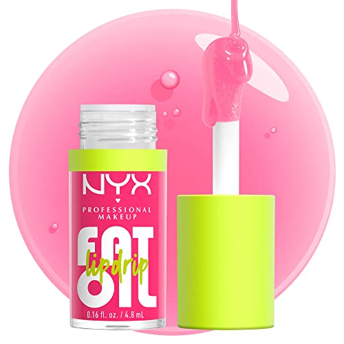 NYX PROFESSIONAL MAKEUP Fat Oil Lip Drip, Moisturizing Lip Oil Gloss, Vegan Tinted Formula, Up to 12 HR Hydration - Missed...
