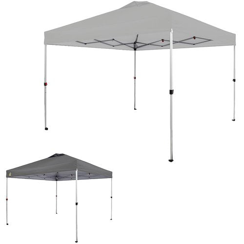 Garden Winds Custom Fit Replacement Canopy Top Cover Compatible with The Crown Shades Brand and Everbilt Brand RM100B, CS-CST1010 10' X 10' Pop Up - Performance RIPLOCK 350 Fabric - Slate Gray